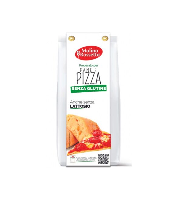 Molino Rossetto Preparato per Pane e Pizza Senza Glutine (500g)
